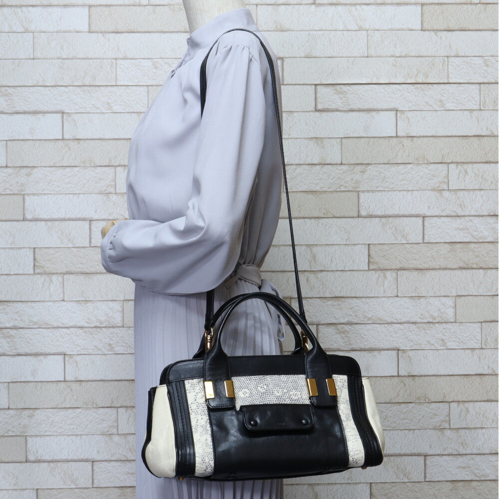 クロエ Chloe リトルアリス ショルダーバッグ レザー ベージュ