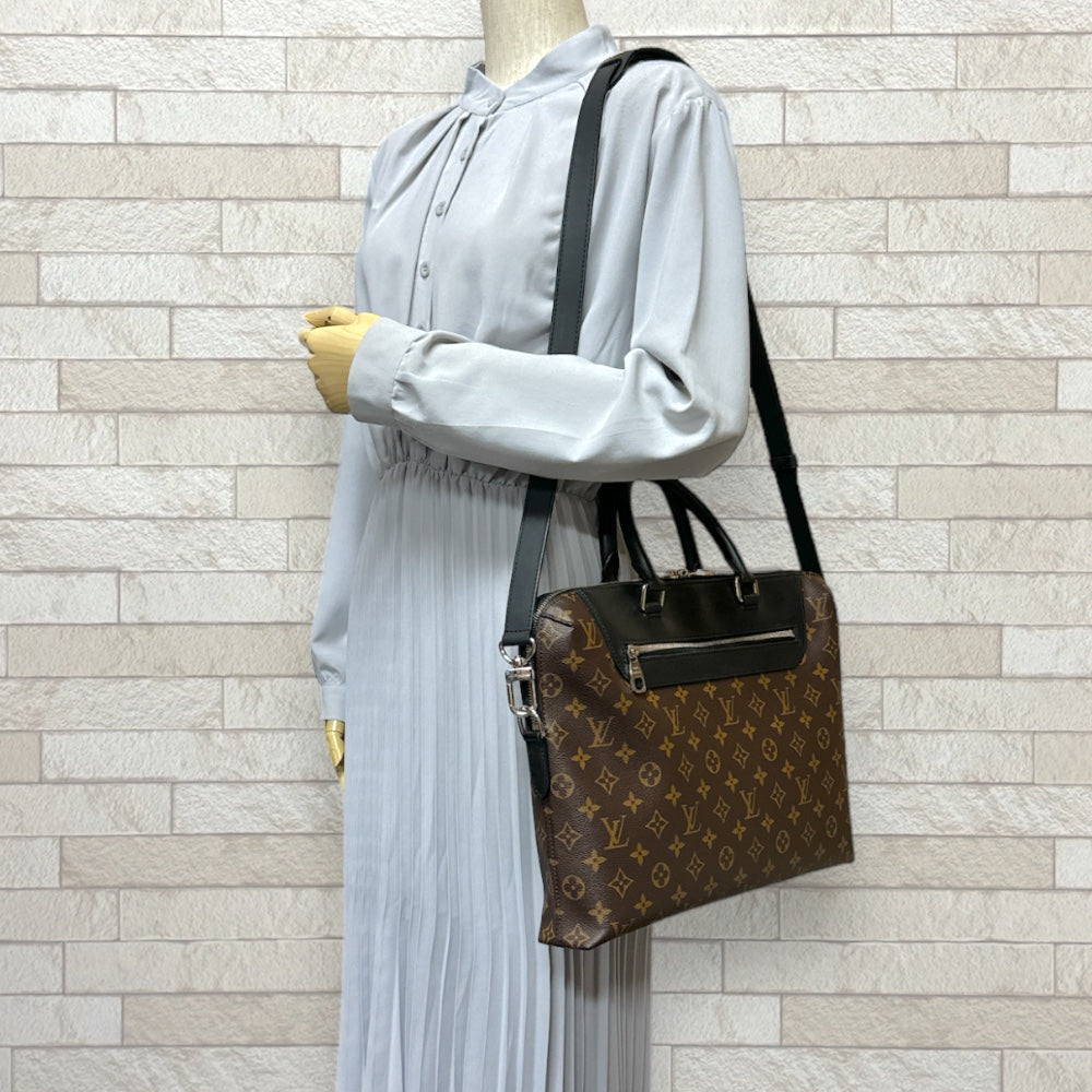 LOUIS VUITTON ルイヴィトン ポルトドキュマンジュール モノグラムマカ