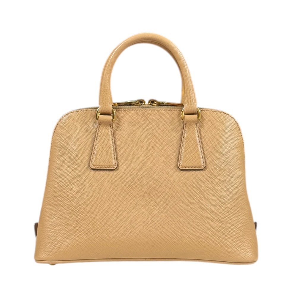 PRADA プラダ サフィアーノ ショルダーバッグ レザー ベージュ