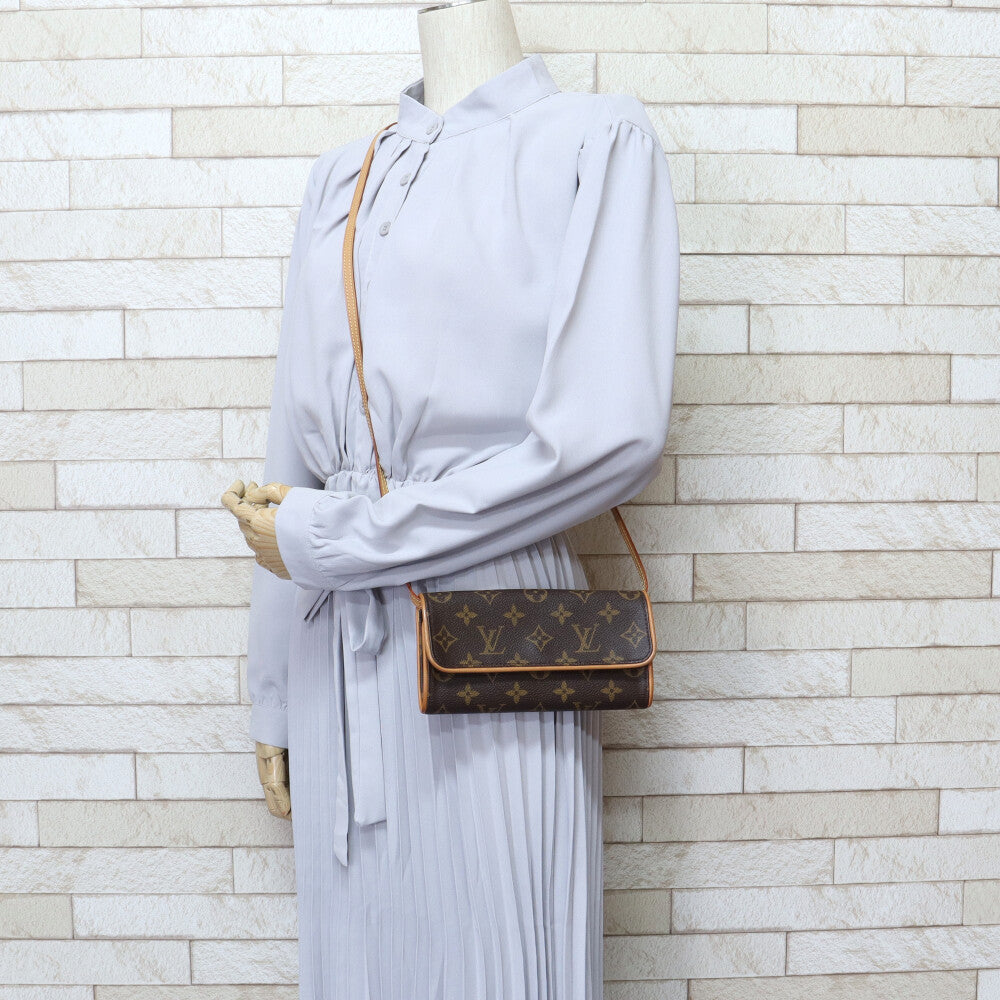 ルイヴィトン LOUIS VUITTON ポシェットツインPM モノグラム