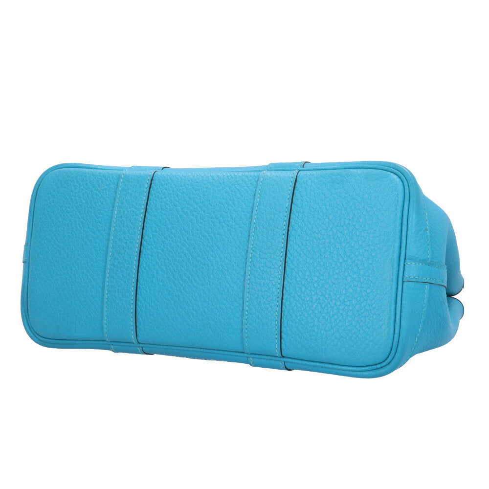 エルメス ガーデンパーティTPM ハンドバッグ ネゴンダ ブルー