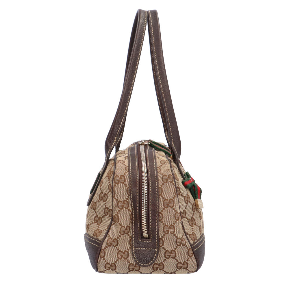 Gucci Sherry Shoulder Bag GG Canvas Beige Women's GUCCI [Used] [36