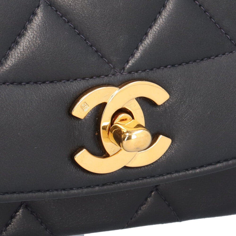 CHANEL シャネル ダイアナ25 マトラッセ ショルダーバッグ ラムスキン