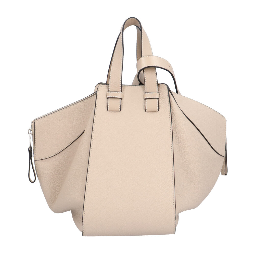 LOEWE ロエベ ハンモックスモール ショルダーバッグ レザー ベージュ