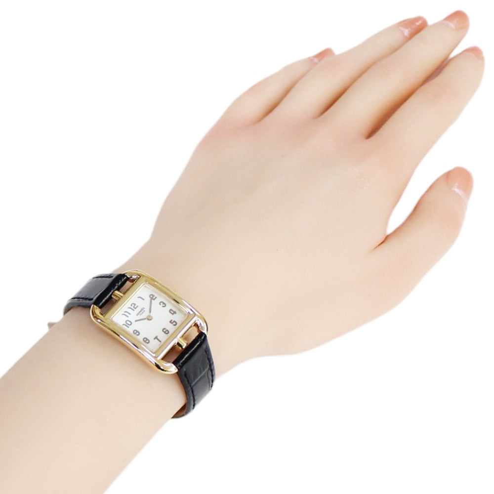 HERMES エルメス ケープコッド 腕時計 18金 K18イエローゴールド CC1