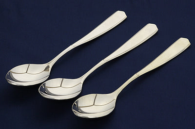 限界値下げ祭】 銀製 スプーン 3本セット 徳力 シルバー 銀のスプーン