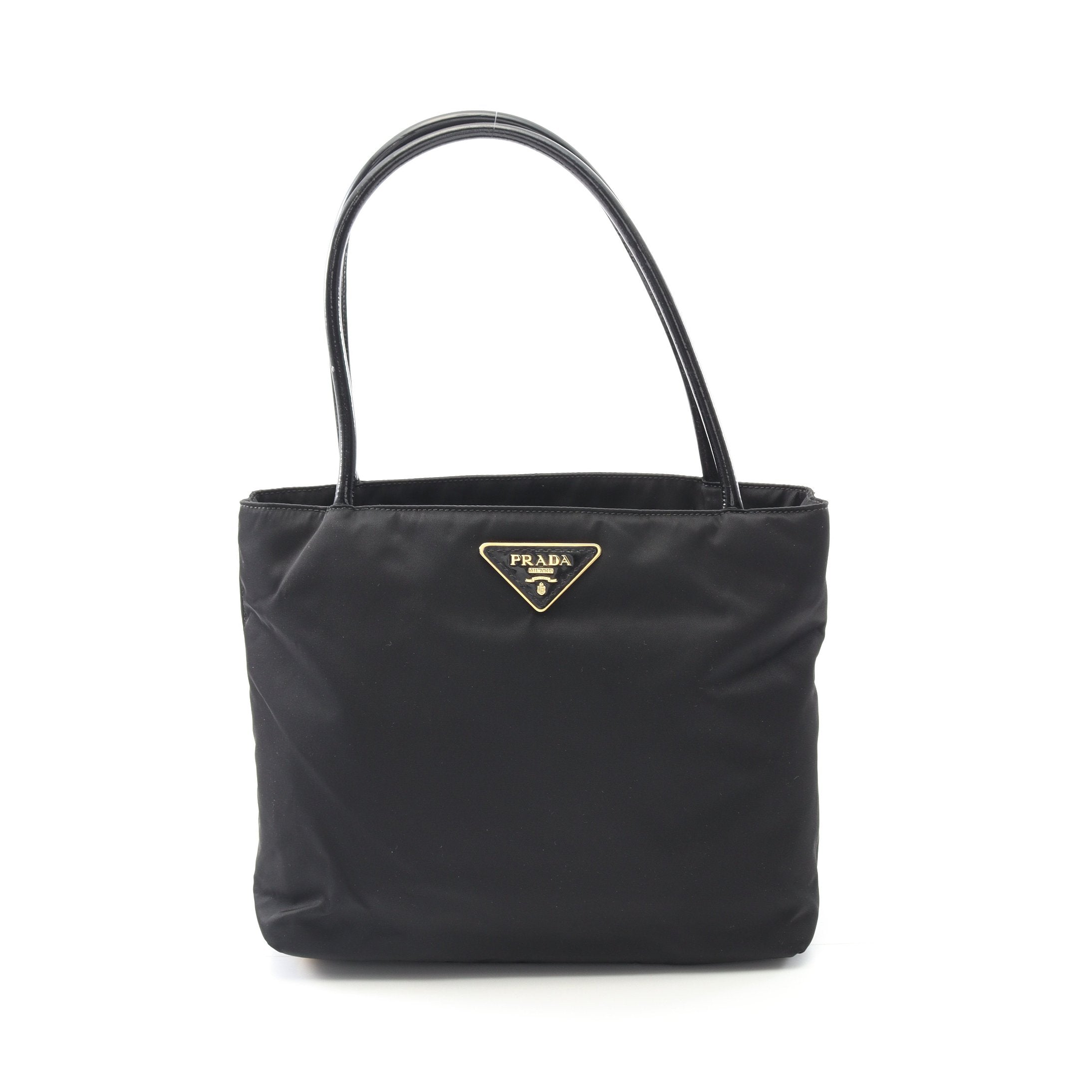 TESSUTO CITY ハンドバッグ トートバッグ ナイロン レザー ブラック