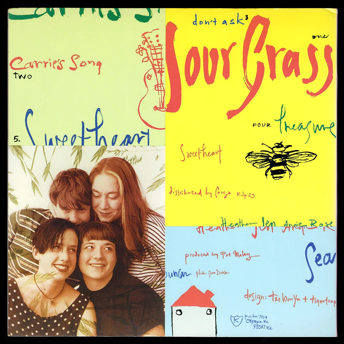 Tiger Trap — “Sour Grass” 10” – Red Planet Records