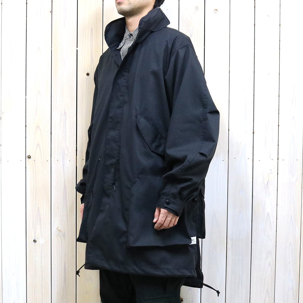 SASSAFRAS『DIGS CREW COAT(BRITISH TWILL)』(CHARCOAL) – Reggieshop