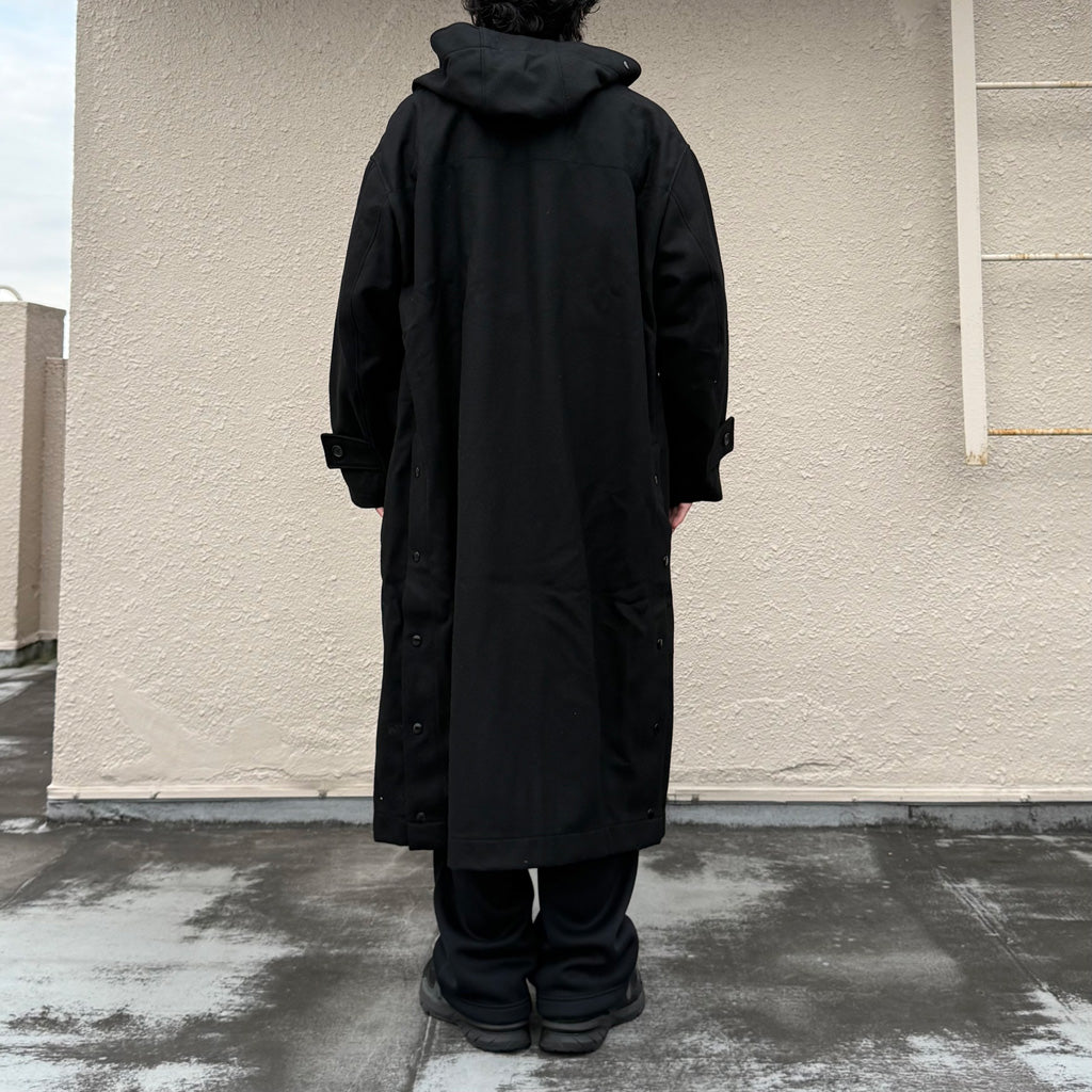 ENGINEERED GARMENTS : Duffle Coat-24oz Wool Melton (Black