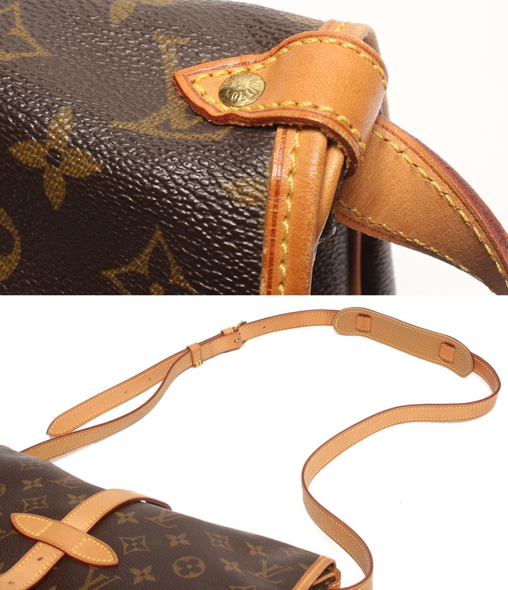 LOUIS VUITTON ショルダーバッグ 斜め掛け ソミュール30 モノグラム