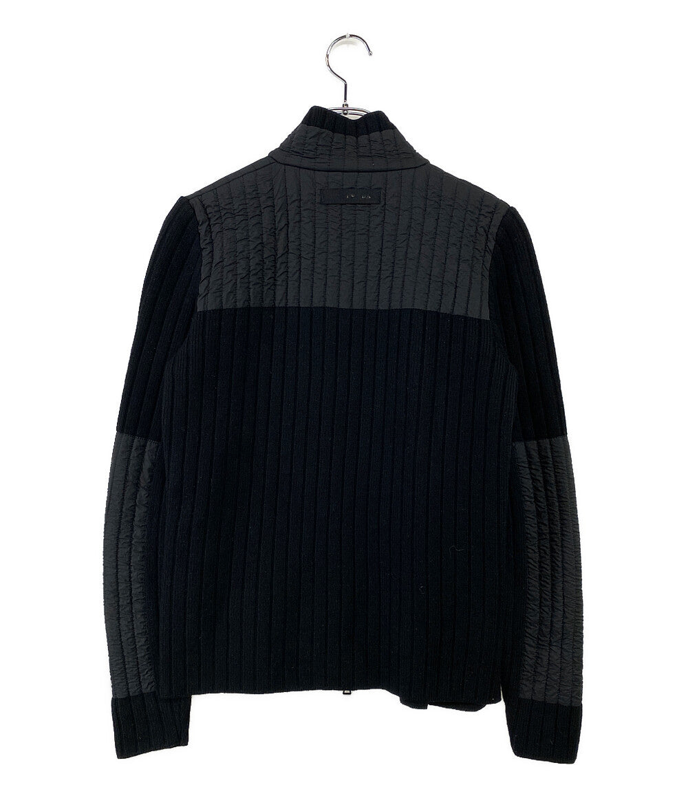 PRADA ナイロン切替ニットジャケット 08aw メンズ SIZE 46 プラダ