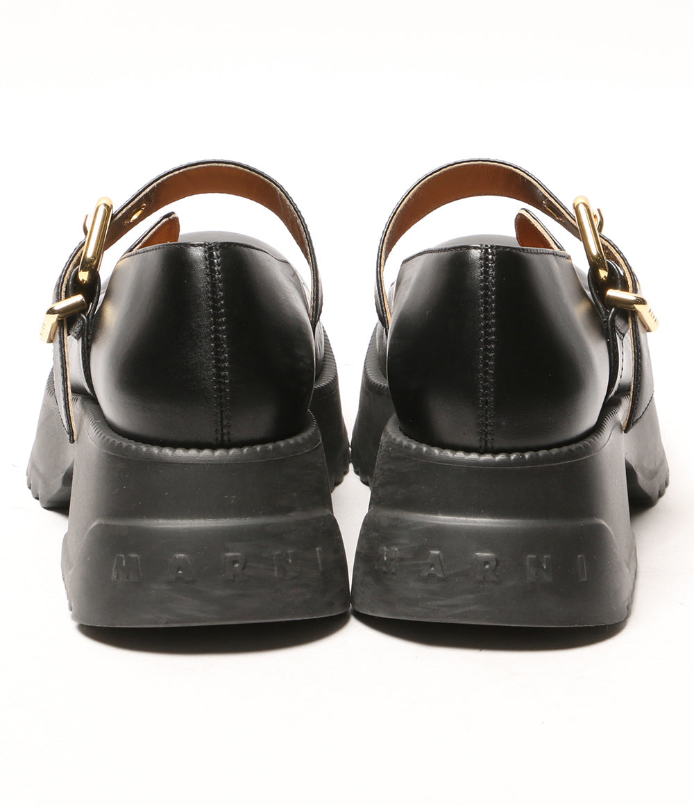マルニ ドレスシューズ プラットフォームソールメリージェーン