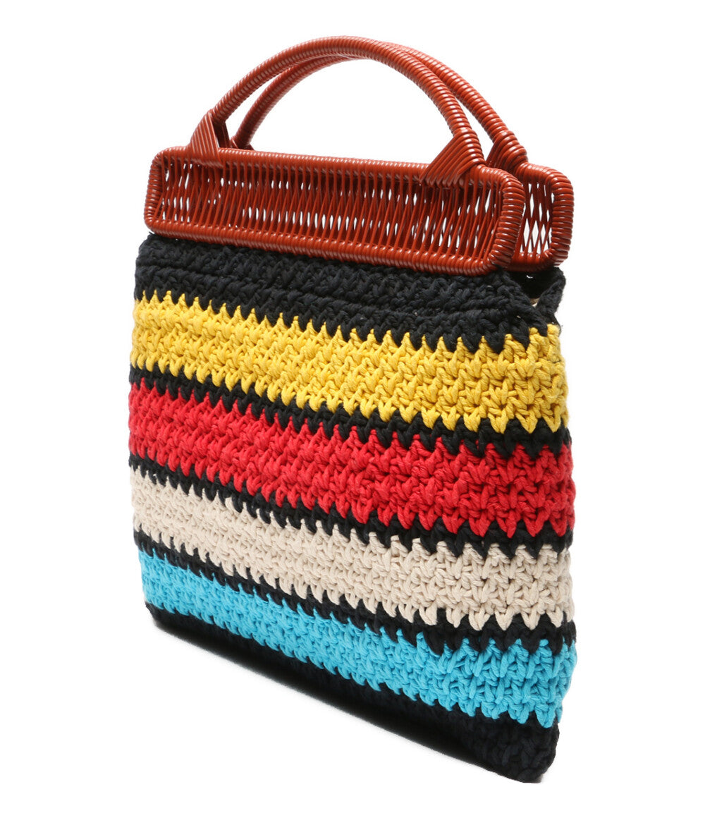 MARNI ニットバッグ クロシェ マルチカラー レディース マルニ