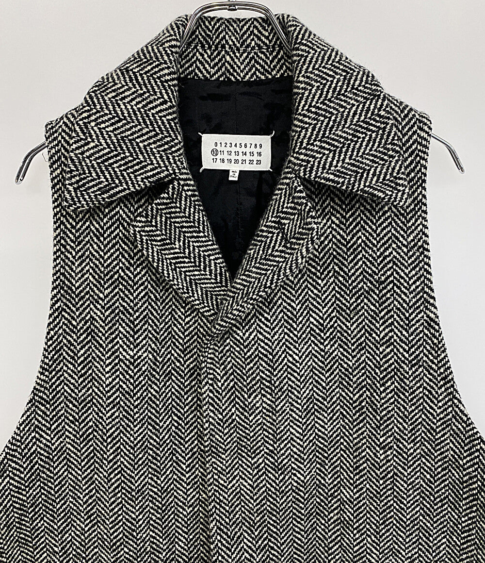 Maison Margiela 10 ヘリンボーンノースリーブコート 20AW メンズ SIZE