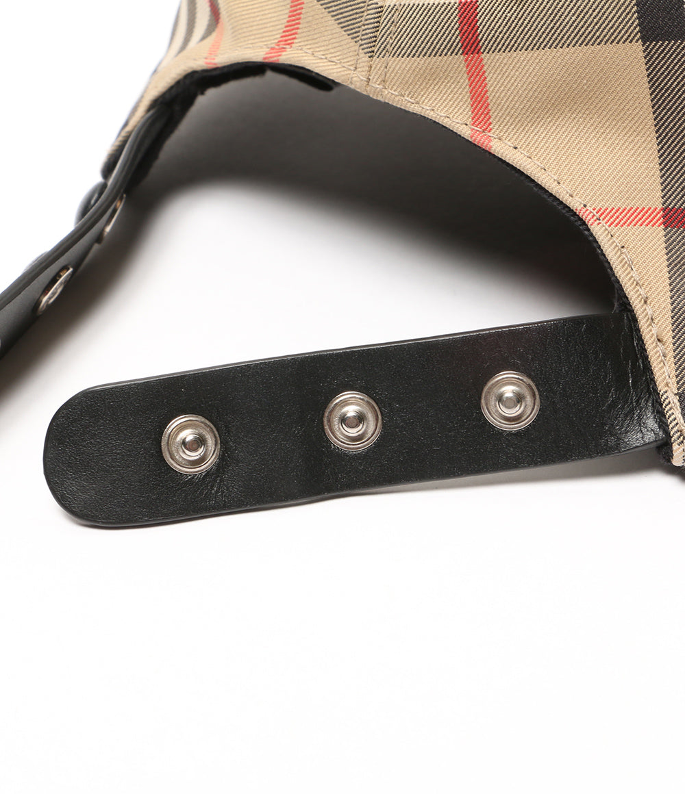 BURBERRY キャップ 8021444 ノバチェック メンズ SIZE L バーバリー