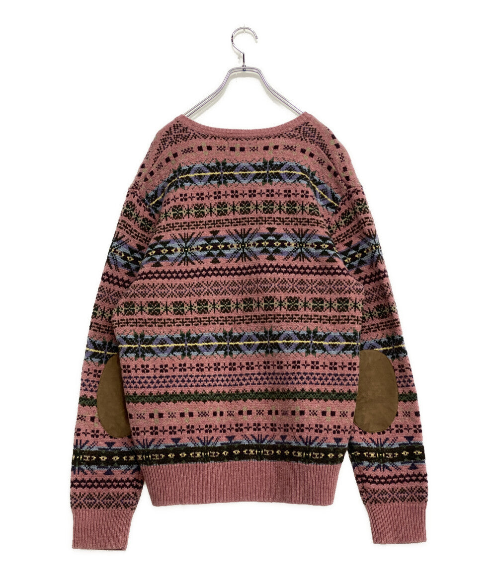 美品 POLO RALPH LAUREN フェアアイルニット カシミア混 ピンク