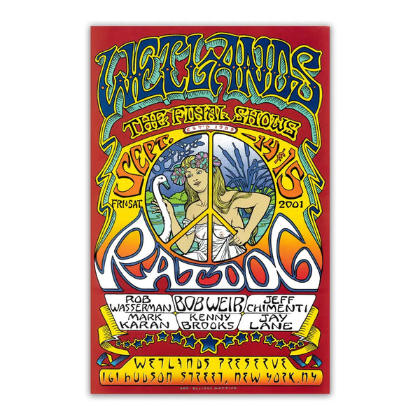 Original 2001 Ratdog at Wetlands Poster - relix.shop - Poster