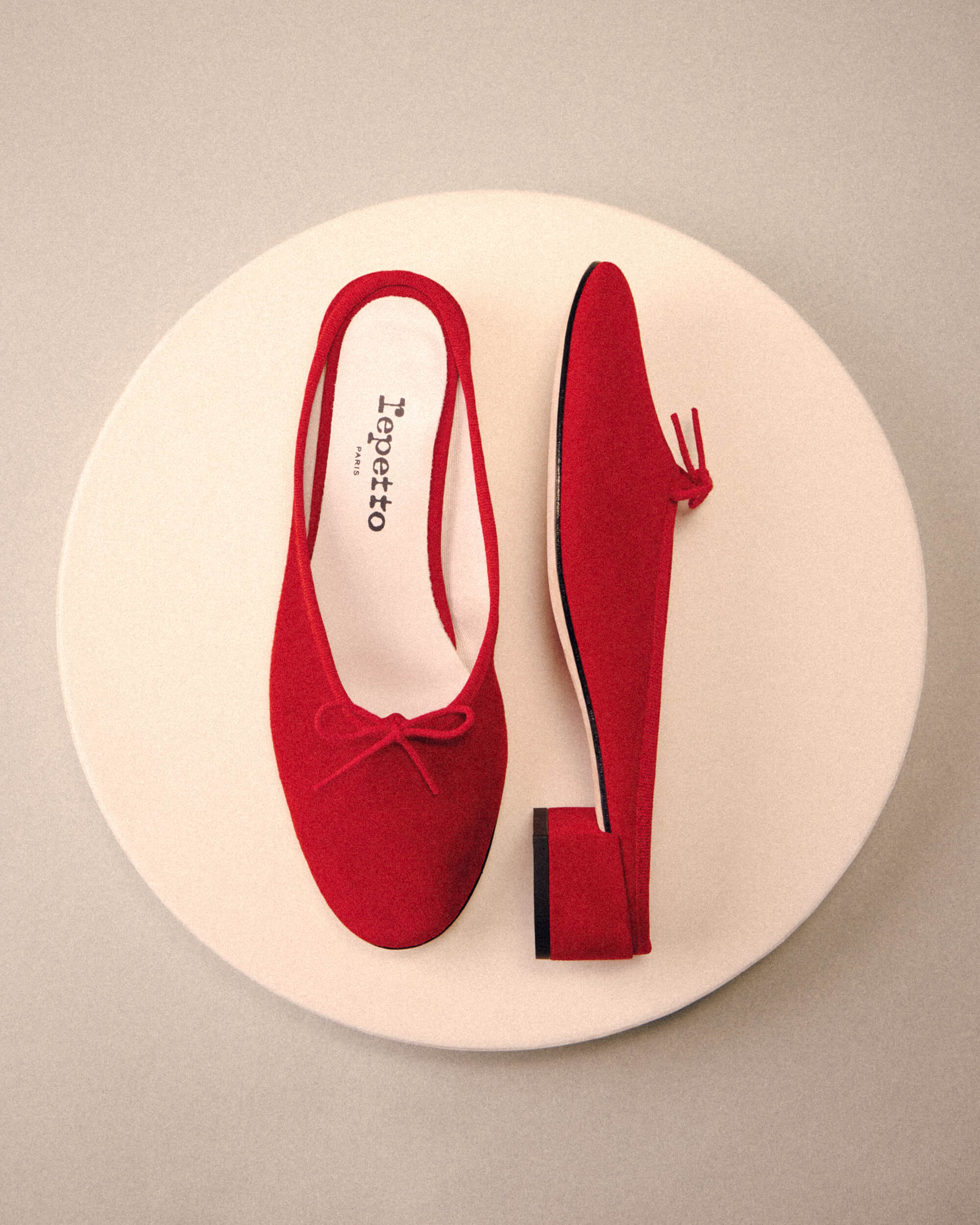 Camille Mules Flame Red | Repetto