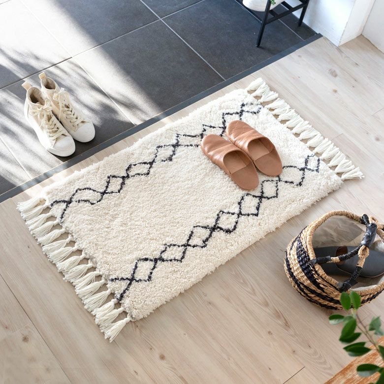 玄関マット ラグマット 約50cm×80cm ベニオワレン風 [b1a-83257 b1a