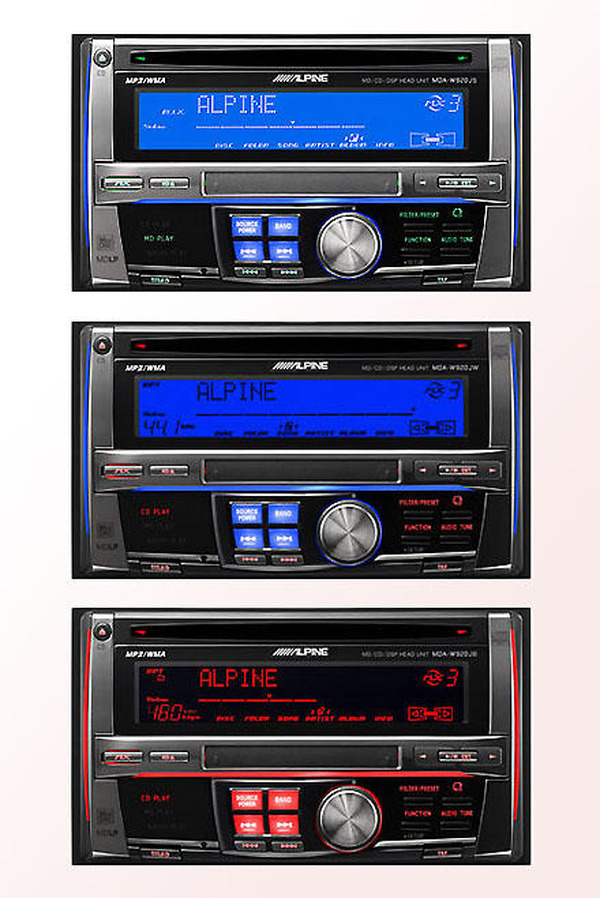 アルパイン、iPod にも対応した2DIN・CD/MDユニットを発売