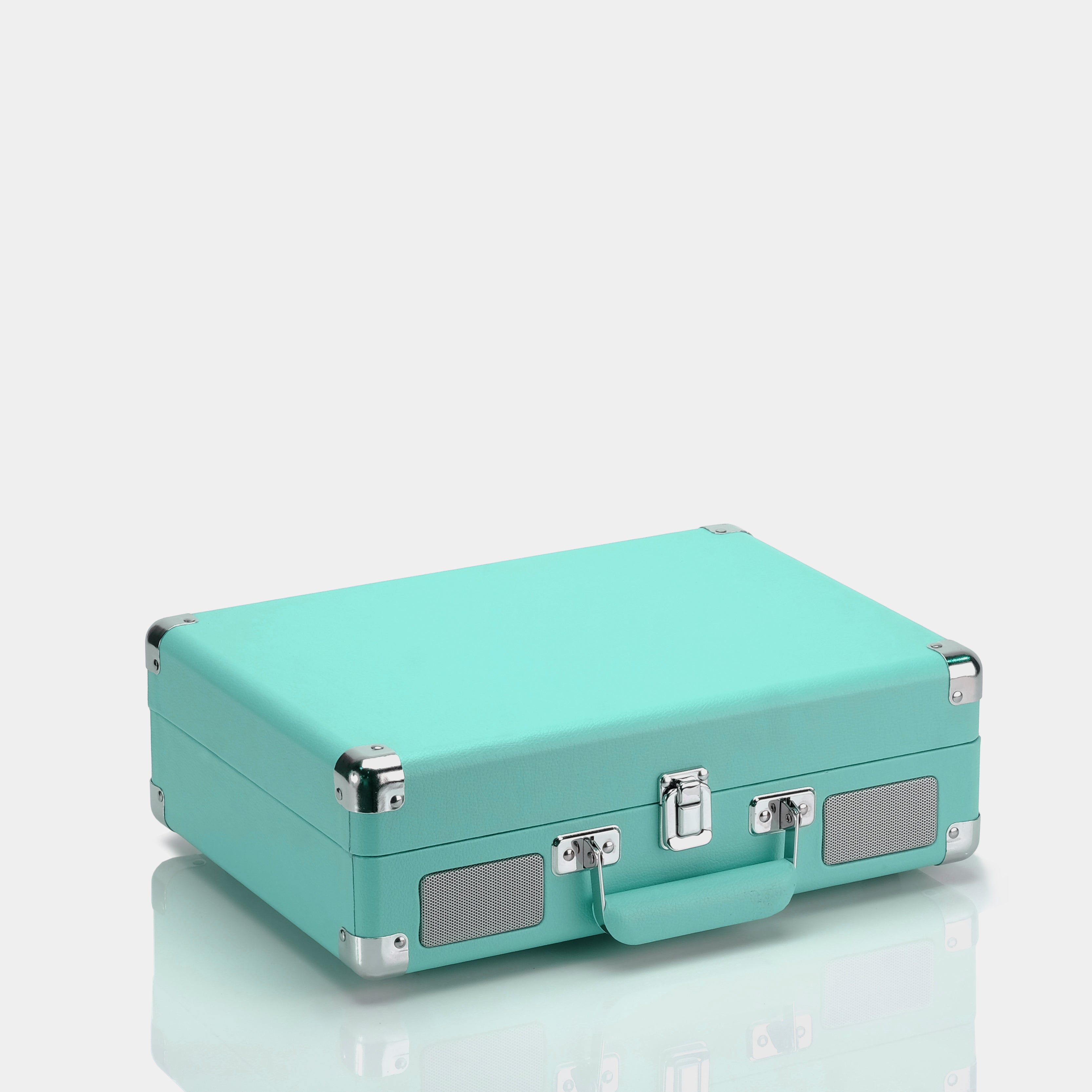 Crosley Cruiser Deluxe Turquoise Portable Turntable with Bluetooth