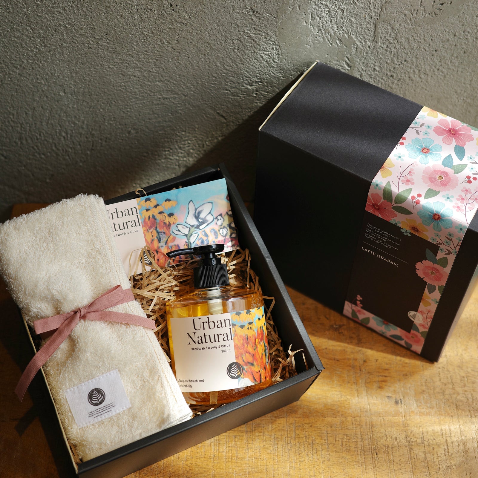 URBAN NATURAL ハンドソープ＆タオルセット｜Re:URBAN by LATTE GRAPHIC