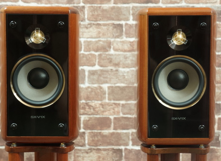 VICTOR SX-V1X M ビクターオブリコーン スピーカーシステム 無垢