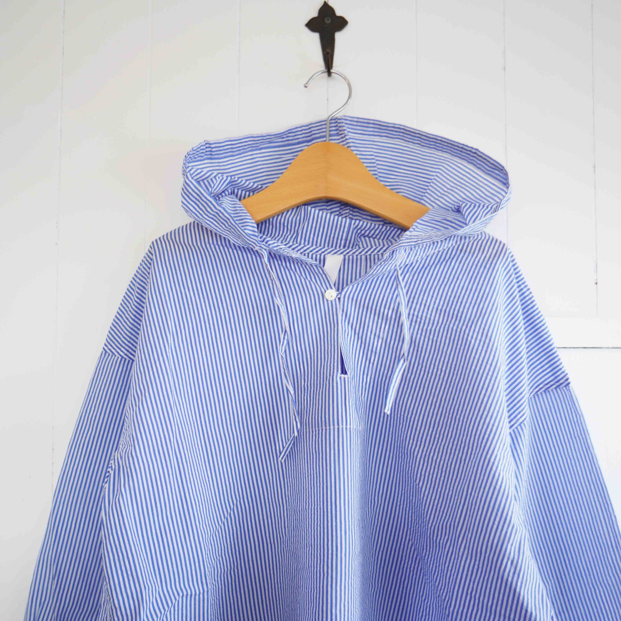 prit(プリット) エアリーコットン フードプルオーバーシャツ（P81519