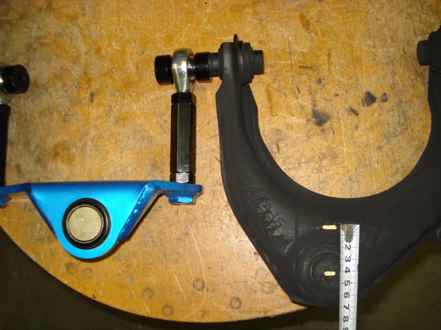 RB1 オデッセイ 調整式フロントアッパーアーム ショートナックルアーム