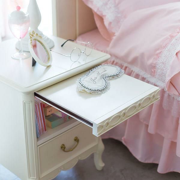 直送】ジャルダンサイドチェスト｜かわいいお姫様インテリア家具・雑貨