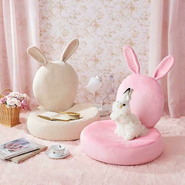 直送】うさぎ座椅子｜かわいいお姫様インテリア家具・雑貨の通販｜座椅