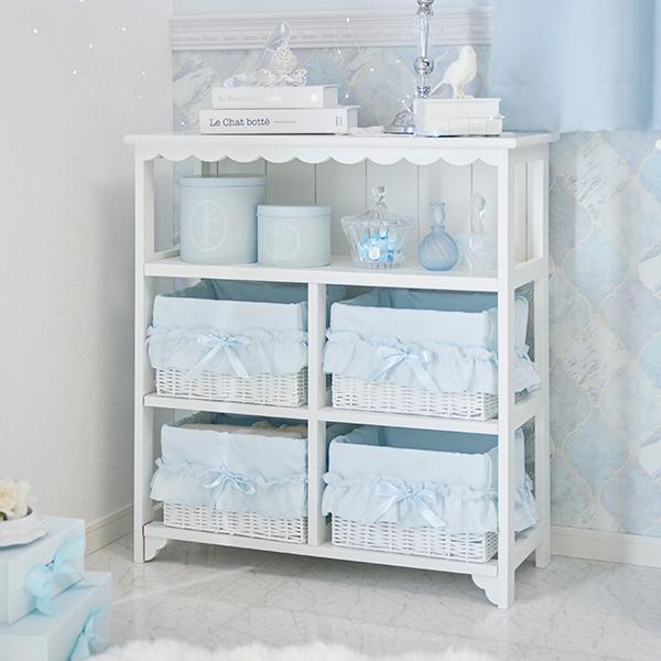 直送】ドレスチェンジチェスト4段/アンティークローズ｜かわいいお姫様