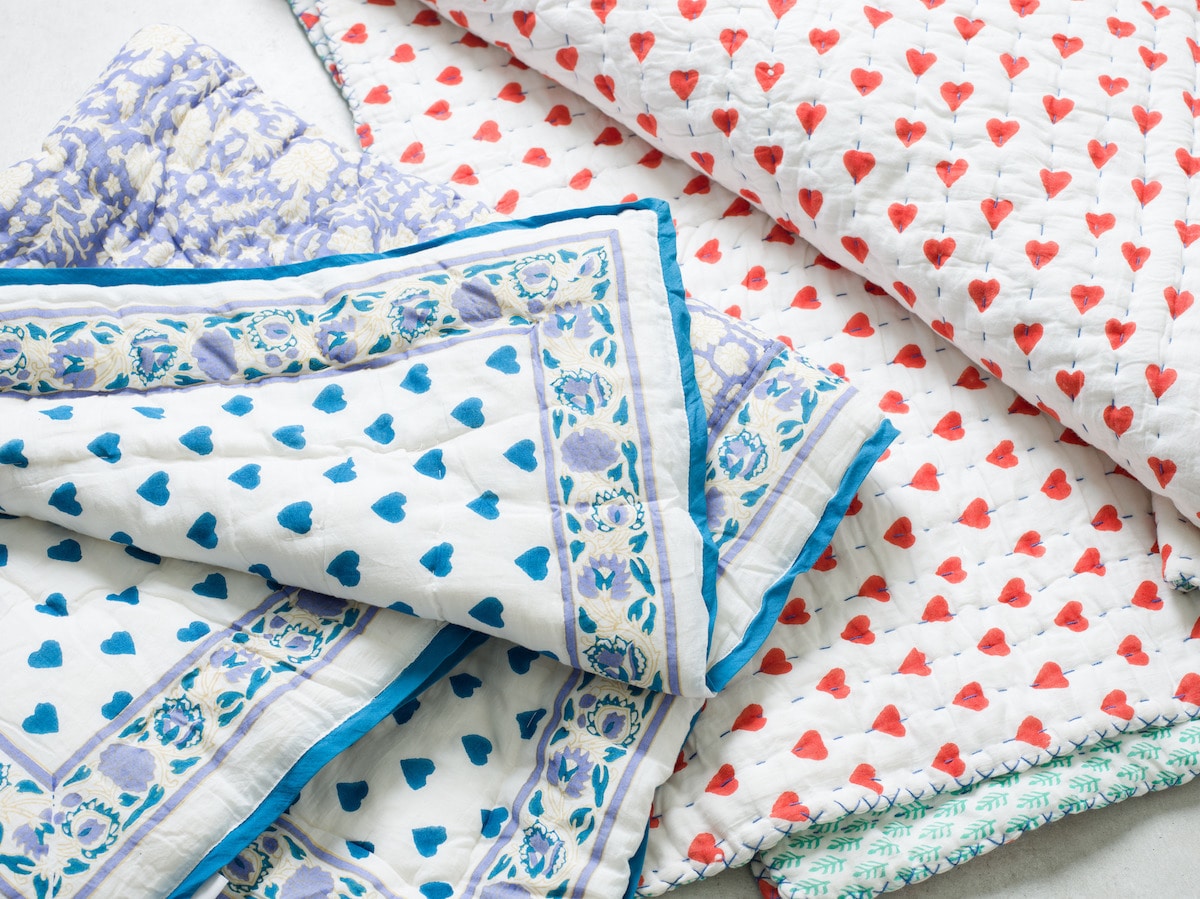 SZ BLOCKPRINTS Quilt Blanket Pre Order @ONLINE STORE News｜Ron Herman