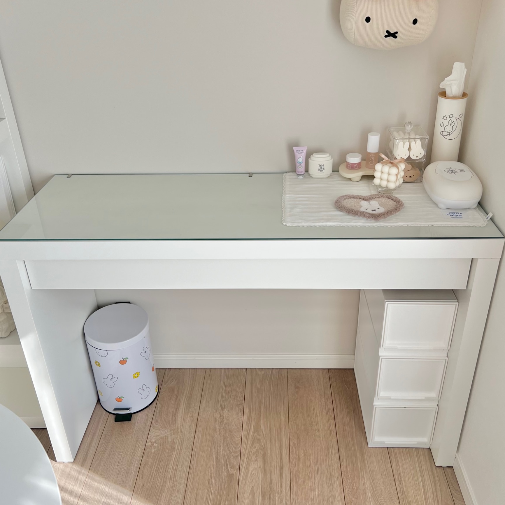 IKEA イケア ドレッシングテーブル ドレッサー ホワイト 白 120x41cm