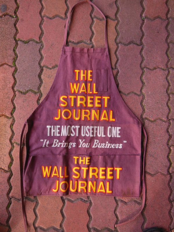 THE WALL STREET JOURNAL ADVERTISING BROWN DUCK APRON - ROCK-A-HULA