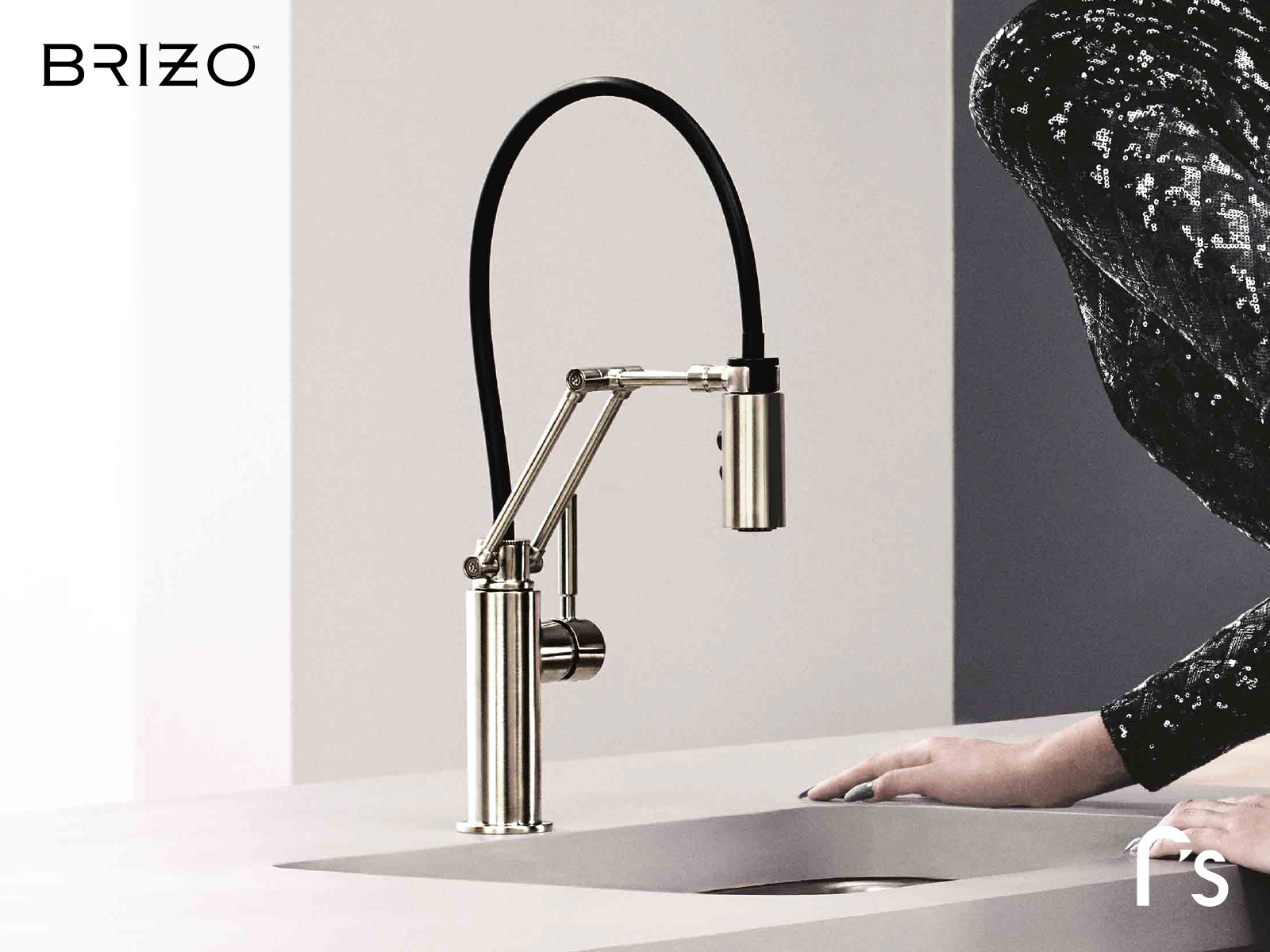 ブリゾ ソルナ 63221LF-SS ｜ キッチン水栓 ｜ 輸入インテリア通販