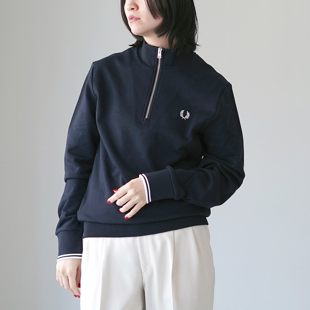 FRED PERRY（フレッドペリー） ハーフジップ スウェットシャツ