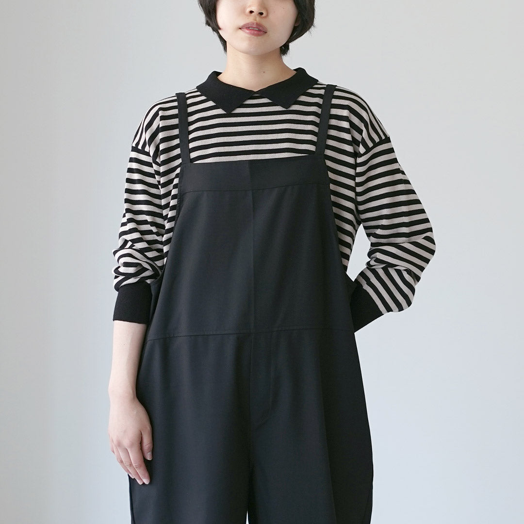 MAO MADE（マオメイド） ウールライク T/R サロペット / レディース