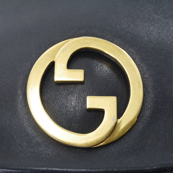 OLD Gucci 70s総革インターロッキングGショルダー（黒） – Vintage