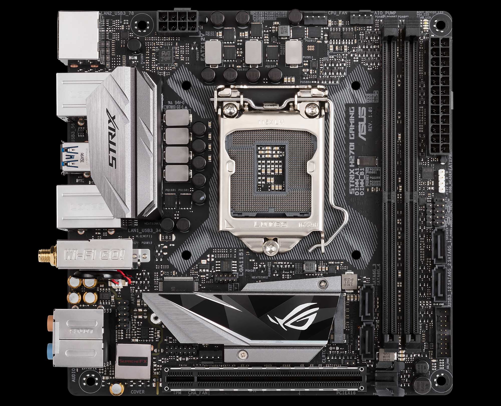 Shrink your PC with the ROG Strix H270I and B250I Gaming Mini-ITX