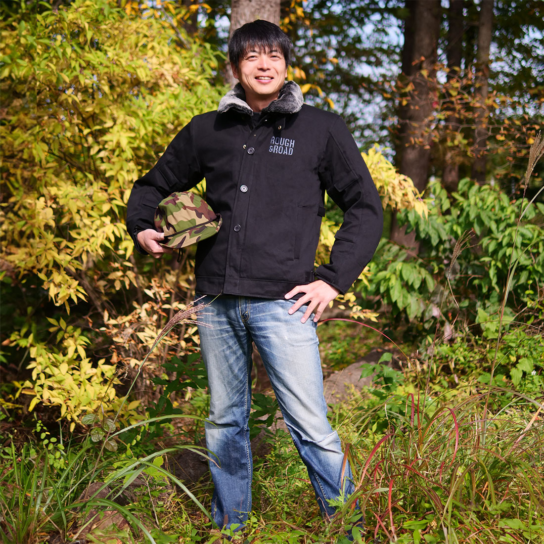 RR7691 N-1RボアウインタージャケットFP | ラフ＆ロード