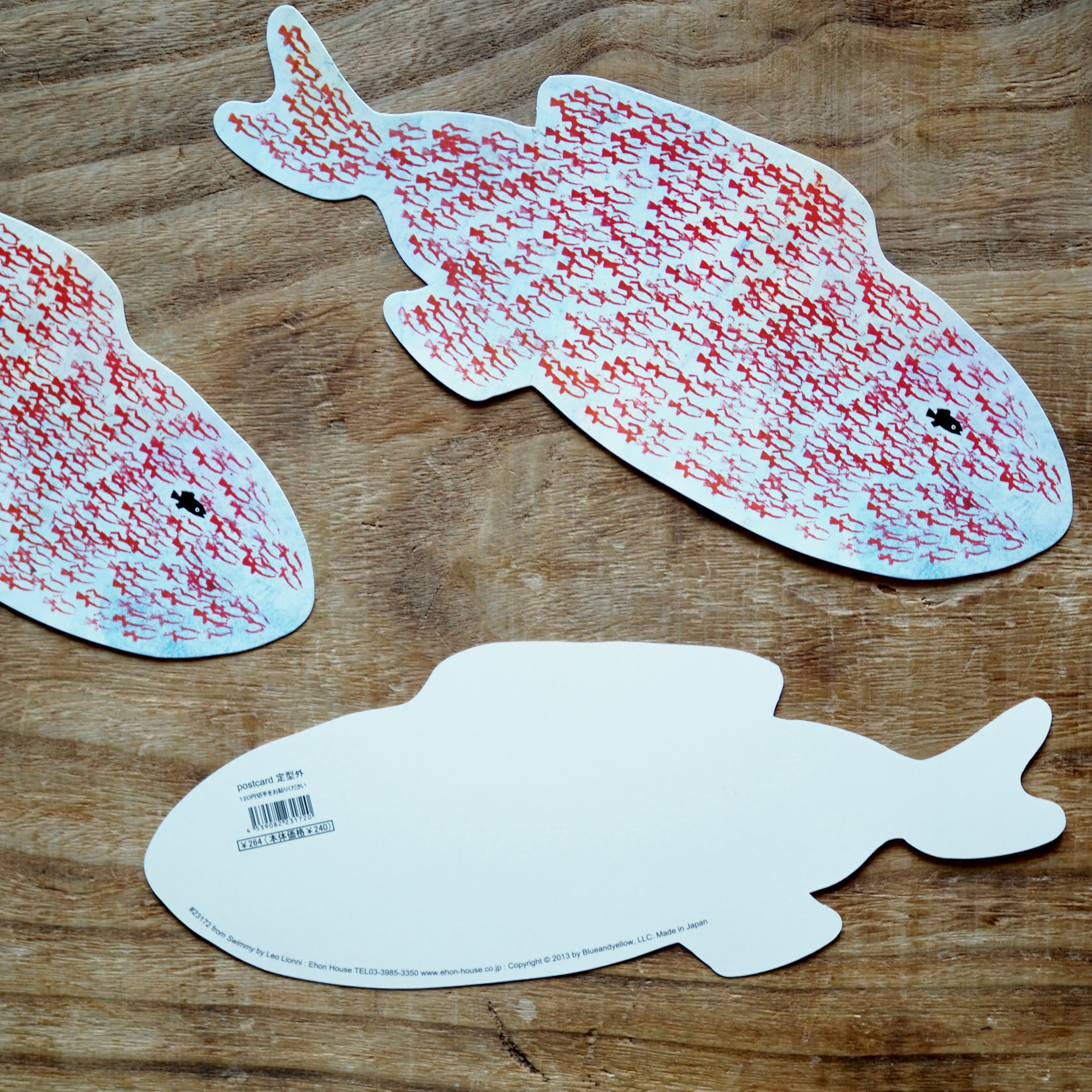 レオ・レオニ - ダイカット ポストカード スイミー みんなで一ぴき [NEW]