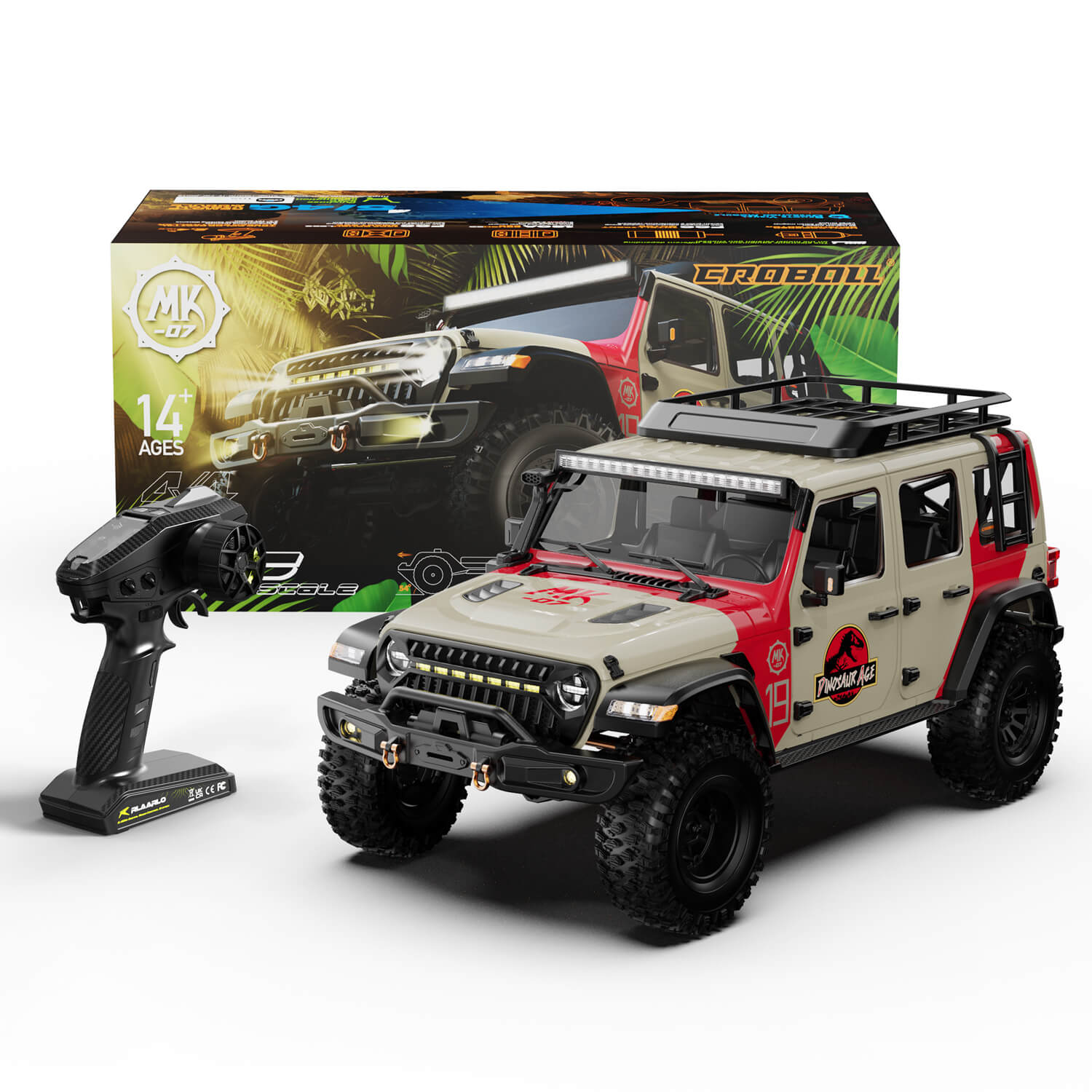Rlaarlo 1/7 Scale 4WD Brushed RC Crawler MK-07