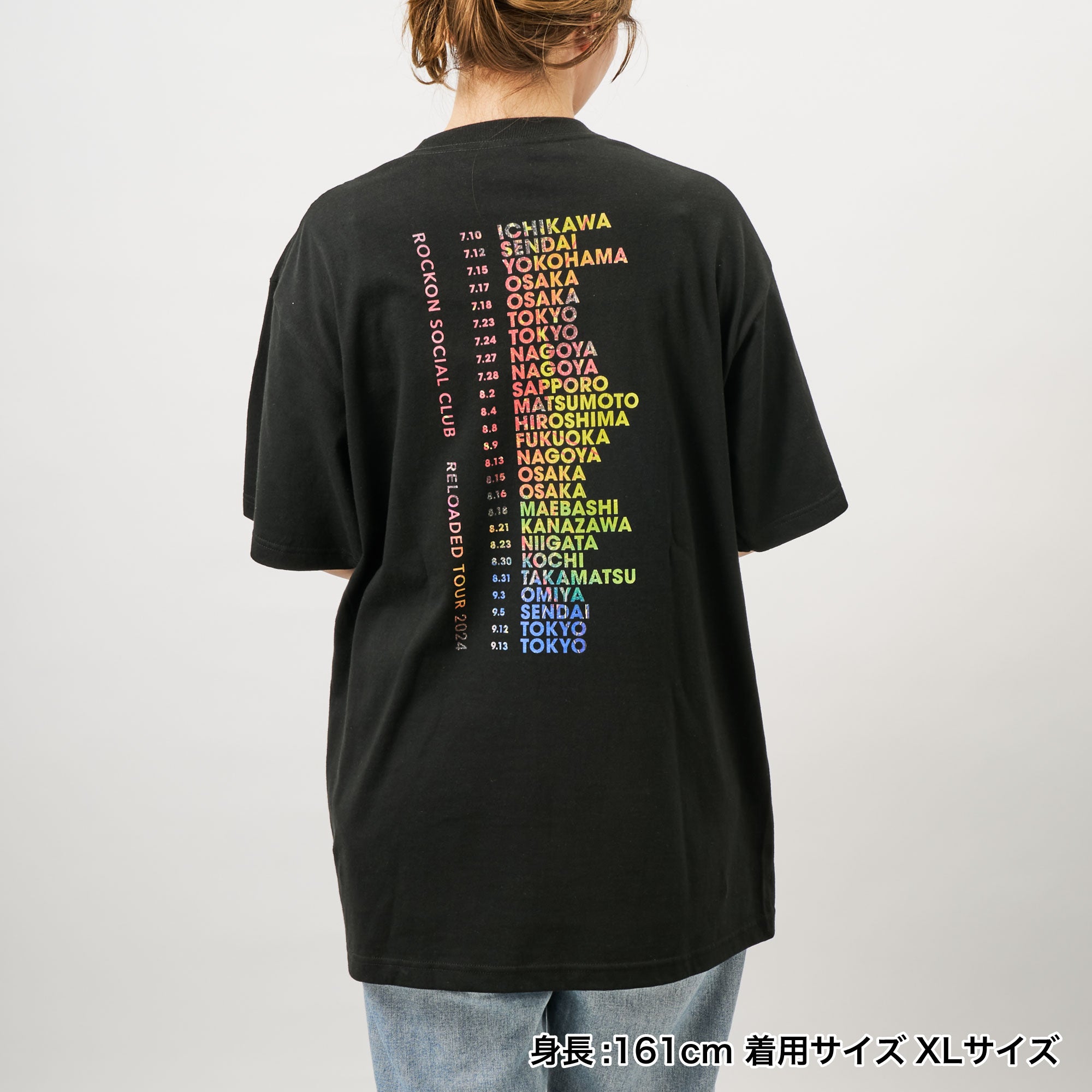 レインボーツアーTシャツ（ブラック） – Rockon Social Club | NARITA