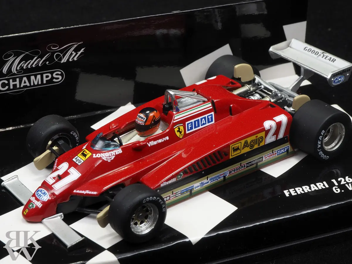 ミニチャンプス 1/43 フェラーリ 126C2 ジル・ヴィルヌーブ | さいねの