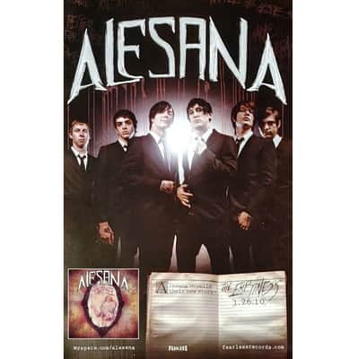 ALESANA - The Emptiness Ltd Ed RARE Tour Poster! Post | Reverb