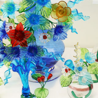 た60○豪華❗️高63cmツイスト 琉球ガラス花瓶琉球ガラス 花瓶」の人気