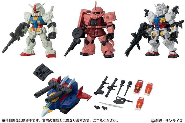RX-78-2 ガンダム」や「シャア専用ザクII」らをカスタマイズ！「モビル