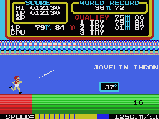 Hyper Olympic 2 (1984) by Konami MSX game